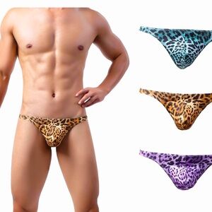 NWT Men’s Sexy Animal-Print Thong 🐆